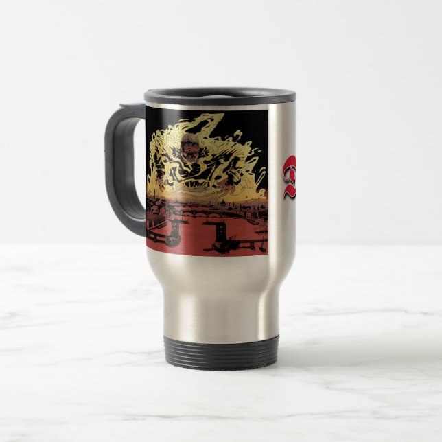 Taza De Viaje Dracula V2 barba de viaje (Anverso izquierdo)