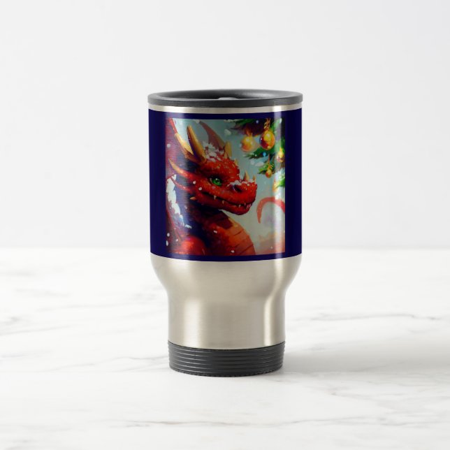 Taza De Viaje Dragón 2 de los navidades (Centro)