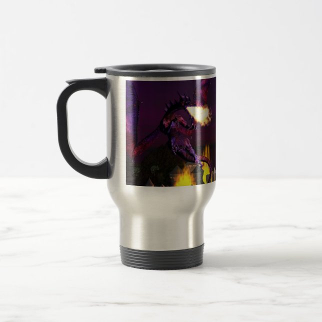 Taza De Viaje Dragon Attack Mug (Izquierda)