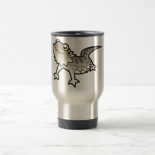 Taza De Viaje Dragón barbudo de dibujos animados / Dragón de Ran