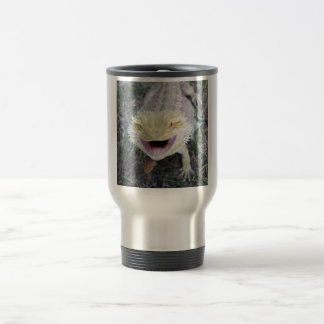 Taza De Viaje Dragón barbudo feliz estupendo
