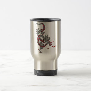 Taza De Viaje Dragón chino de Año Nuevo
