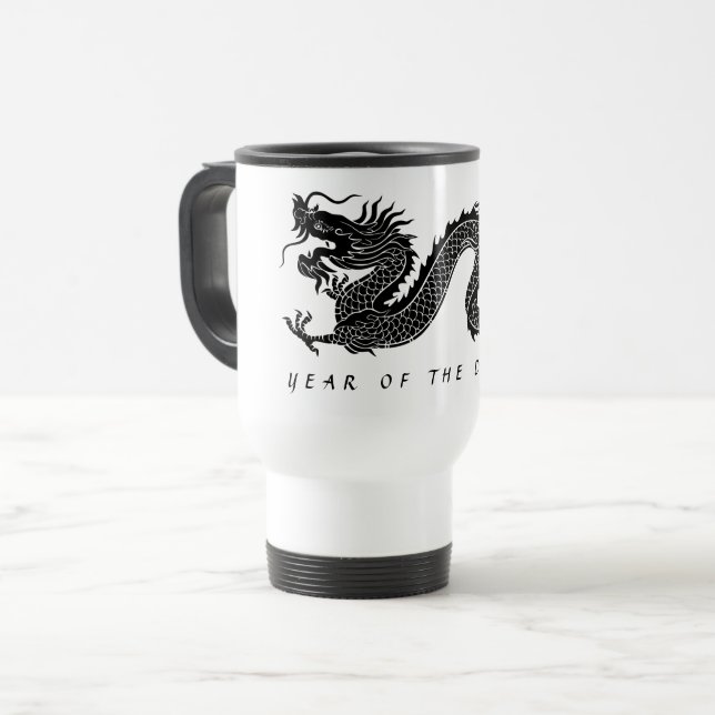Taza De Viaje Dragón chino de año nuevo cumpleaños zodiaco TM2 (Anverso izquierdo)