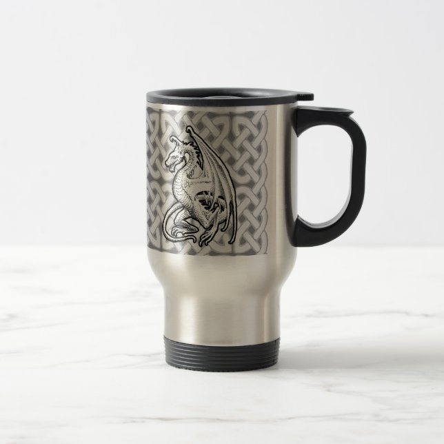 Taza De Viaje Dragón con alas (Derecha)
