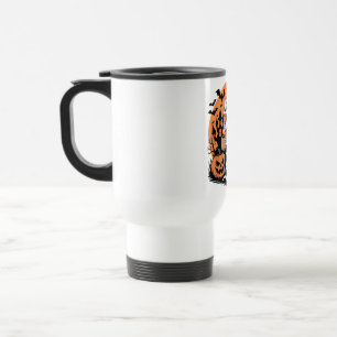 Taza De Viaje Dragón de Halloween con café