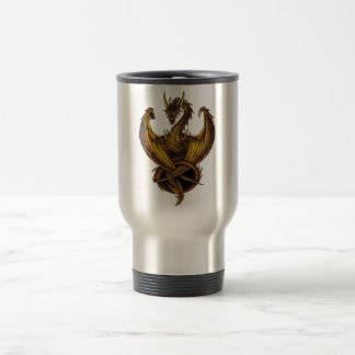 TAZA DE VIAJE DRAGÓN DE ORO