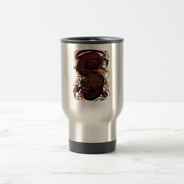 Taza De Viaje Dragón (Diseño de firma) (Centro)