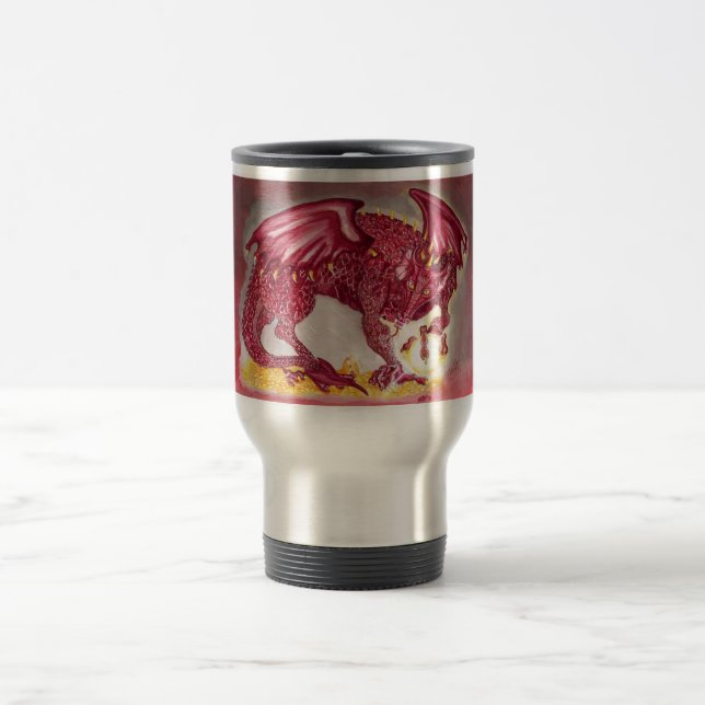 Taza De Viaje Dragón rojo (Centro)
