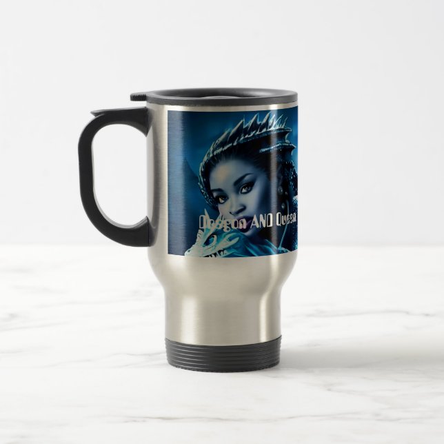 Taza De Viaje Dragón y su reina Mug (Izquierda)