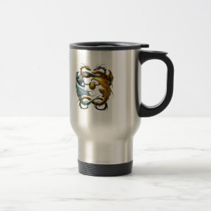 Taza De Viaje Dragones de la batalla