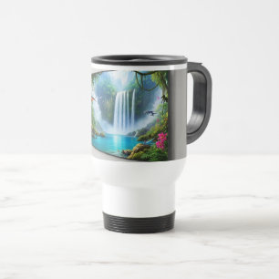 Taza De Viaje Dragones de las cataratas encantadas