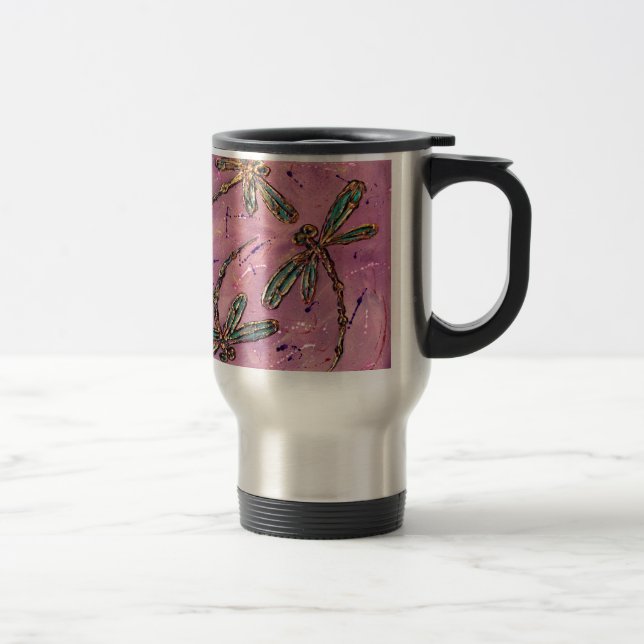 Taza De Viaje Dragonflies Pink Fizz (Derecha)