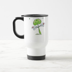 Taza De Viaje Dragonfly con el corazón