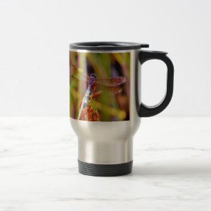 Taza De Viaje Dragonfly verde azulado