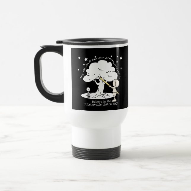 Taza De Viaje Dream In Reality-Little Boy, Big Dreams Logo (Izquierda)