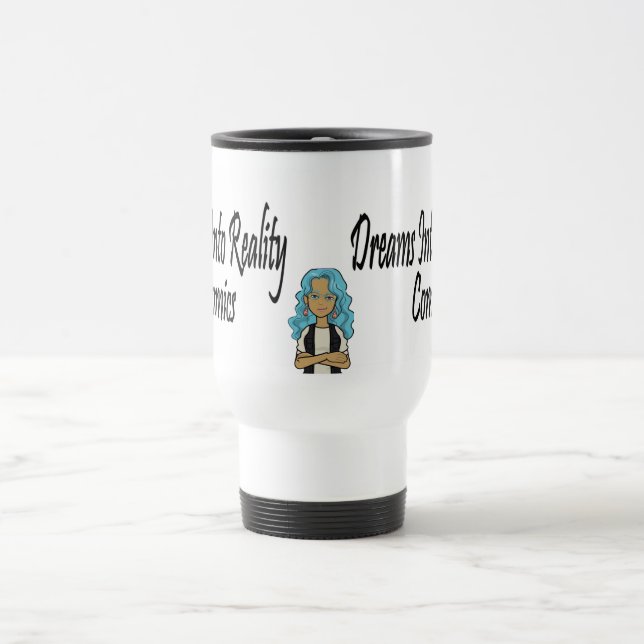 Taza De Viaje DreamsIntoRealityComics Ashlyn Tempest Cover Art (Centro)