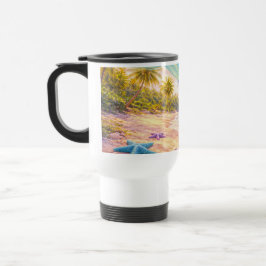 Taza De Viaje Dreamy Tropical Paradise