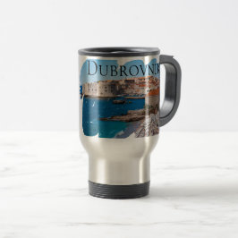 Taza De Viaje Dubrovnik con una visión