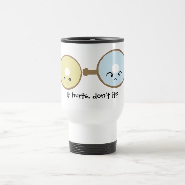 Taza De Viaje Duele la versión 2 Mug (Centro)