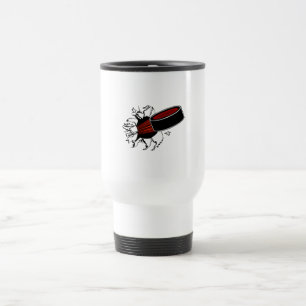 Taza De Viaje Duende malicioso de hockey