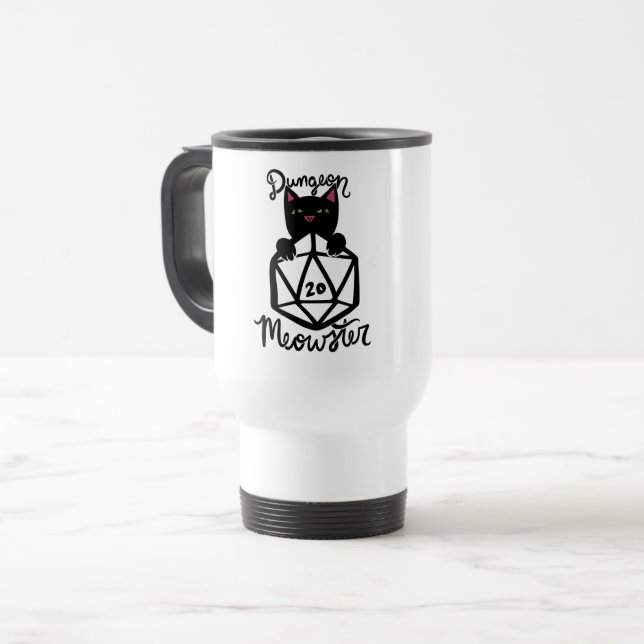 Taza De Viaje Dungeon Meowster (Anverso izquierdo)
