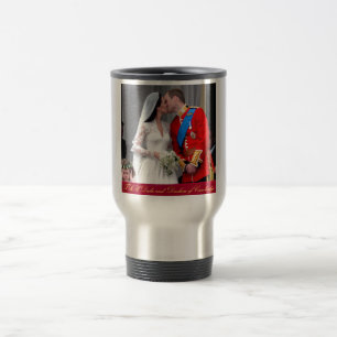 Taza De Viaje Duque y duquesa del Boda Real de Cambridge