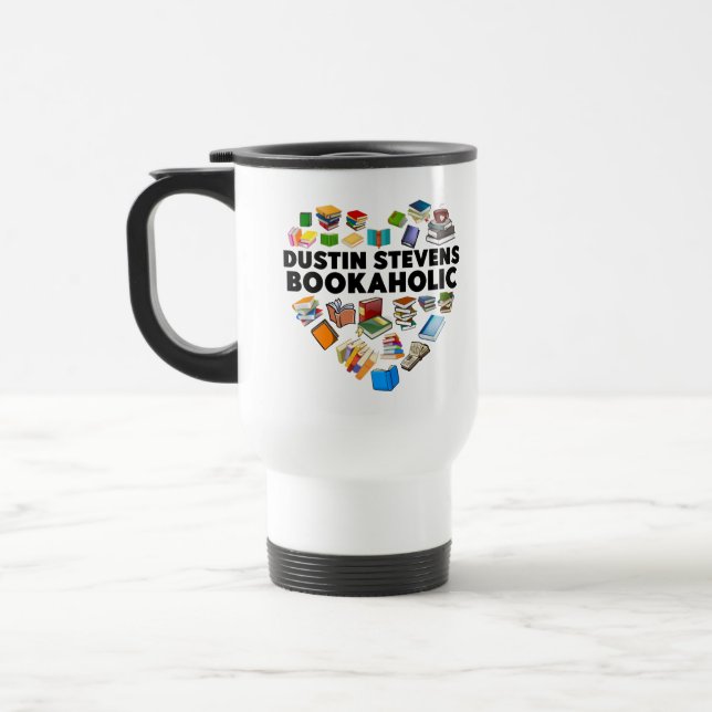 Taza De Viaje Dustin Stevens Bookaholic (Izquierda)