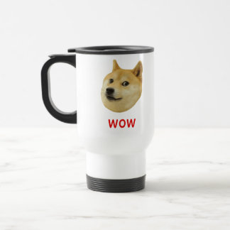 Taza De Viaje Dux mismo wow mucho perro tal Shiba Shibe Inu