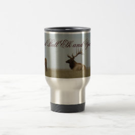 Taza De Viaje E15 Alce Macho y Alce de un Año