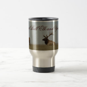 Taza De Viaje E15 Alce Macho y Alce de un Año