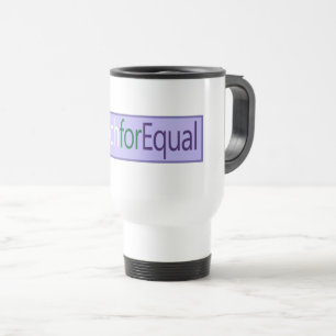 Taza De Viaje EachforEqual Hashtag Día Internacional de la Mujer