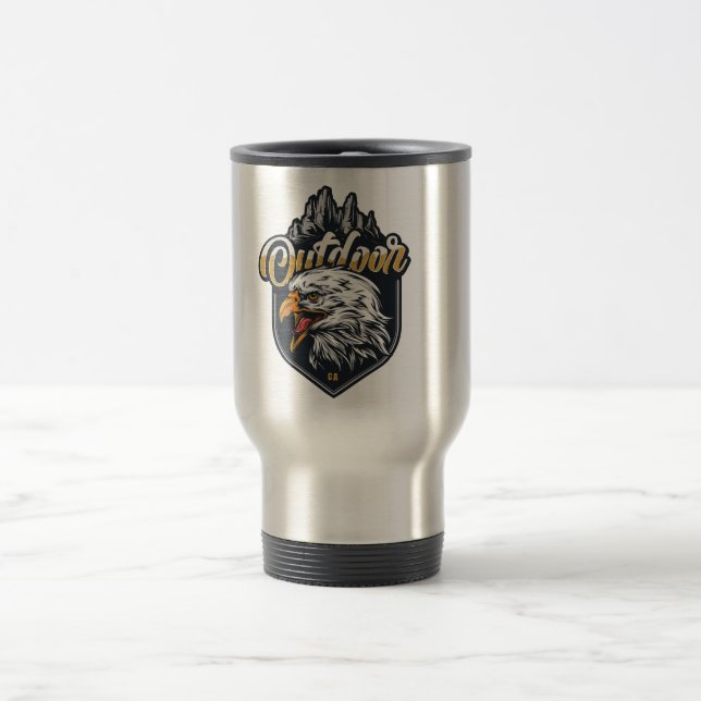 Taza De Viaje eagle out door mountains  (Centro)