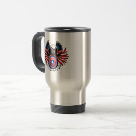 Taza De Viaje Eagle Patriótico USA
