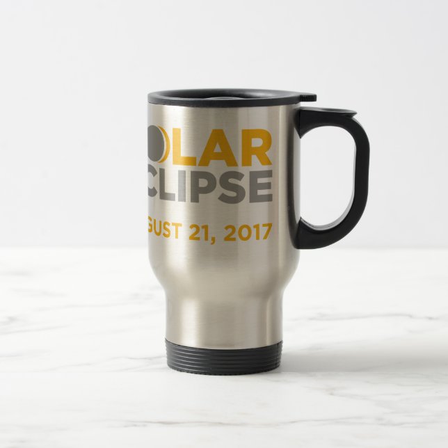 Taza De Viaje Eclipse solar 21 de agosto de 2017 (Derecha)