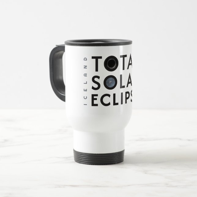 Taza De Viaje Eclipse Total de Sol  (Anverso izquierdo)