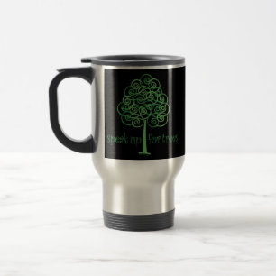 Taza De Viaje Eco-Friendly, Earth-Friendly, Árboles del amor