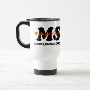 Taza De Viaje Educar para el apoyo a los defensores...MS