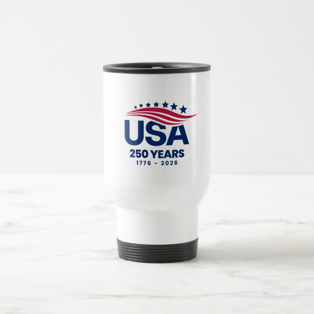 Taza De Viaje EE. UU. 250 años (Centro)