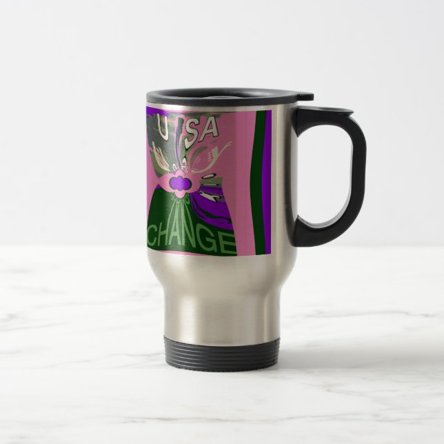 Taza De Viaje EE.UU. cambiar la imagen de arte (Derecha)