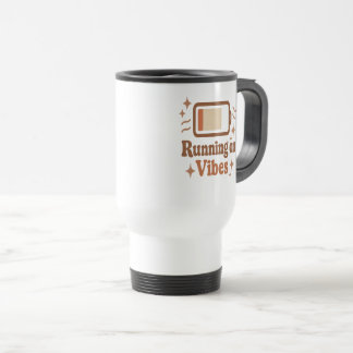 Taza De Viaje Ejecución en el diseño de la batería retro de Vibe