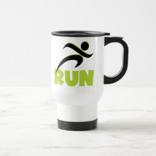 Taza De Viaje Ejecutar Fitness Run Green
