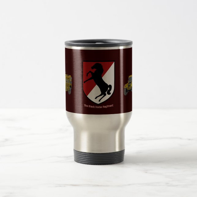 Taza De Viaje Ejército 11.º Regimiento Armado de Caballería (Centro)