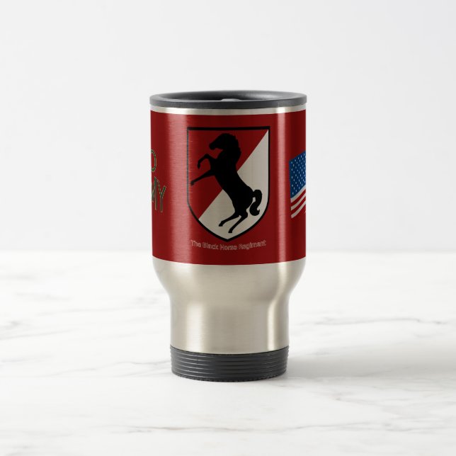 Taza De Viaje Ejército 11.º Regimiento Armado de Caballería (Centro)