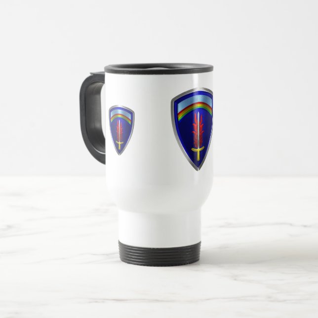 Taza De Viaje Ejército Europa USAREUR (Anverso izquierdo)