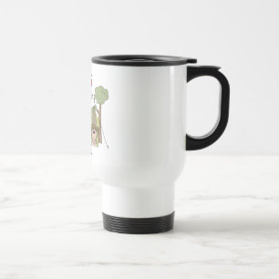 Taza De Viaje El acampar del amor de los chicas
