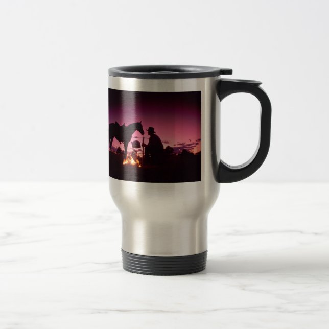 Taza De Viaje El acampar salvaje del oeste (Derecha)