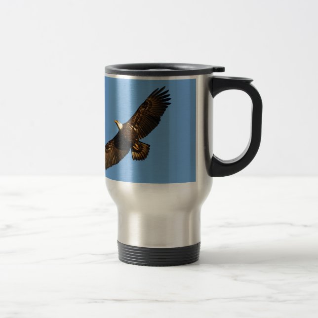 Taza De Viaje El águila calva se eleva 2 (Derecha)