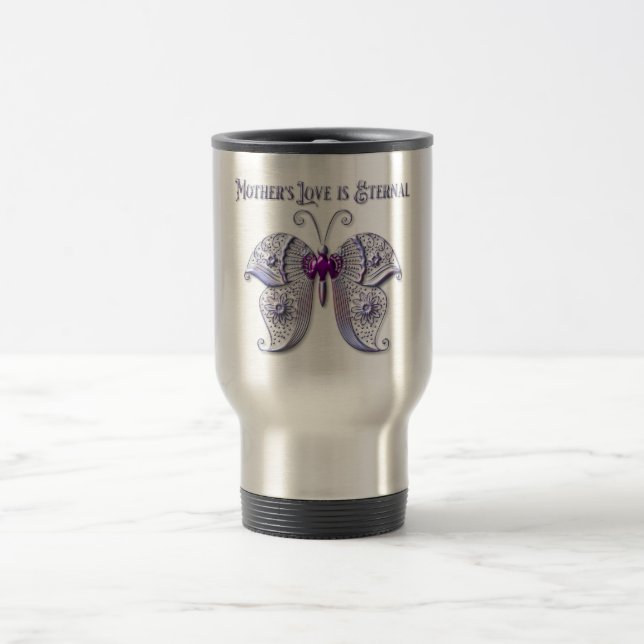 Taza De Viaje El amor de la madre es eterno (Centro)