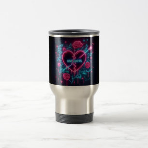 Taza De Viaje El amor el día de San Valentín duele el corazón de