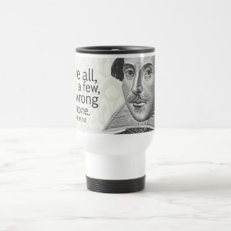 Taza De Viaje El amor todo de Shakespeare, confía en algunos,